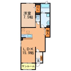 グラン イリーデの物件間取画像